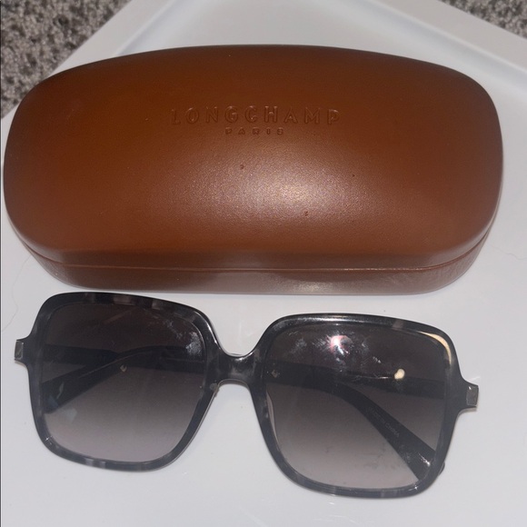 Longchamp sunglasses Black Havana Tortoise Shell - Picture 1 of 2